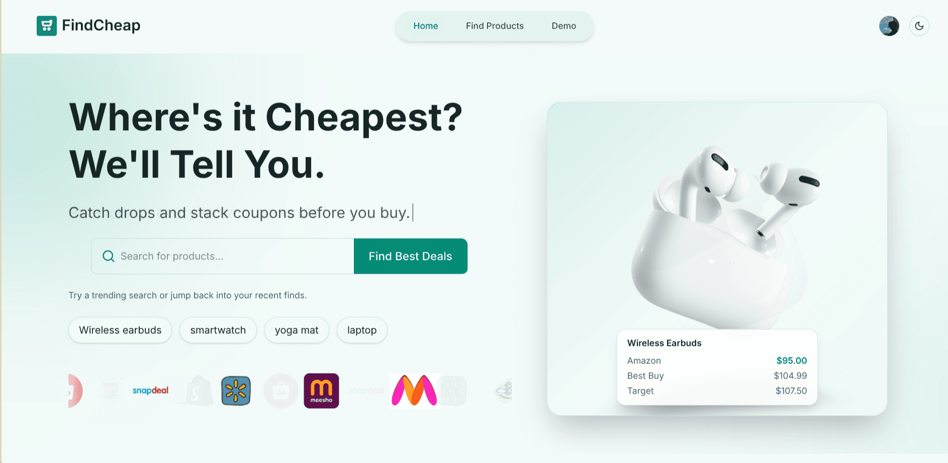 FindCheap - Price Comparison Platform